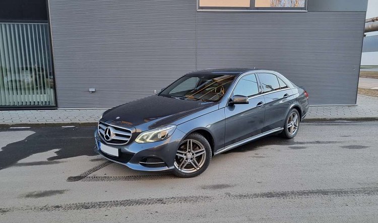 Mercedes E-class W212 rental car for rent Bolt Tallinn